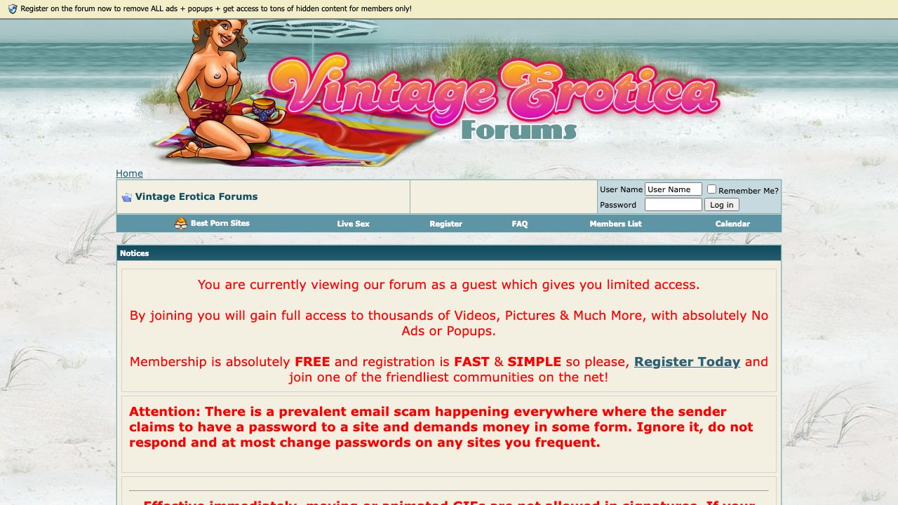 Vintage Erotica Forum Review